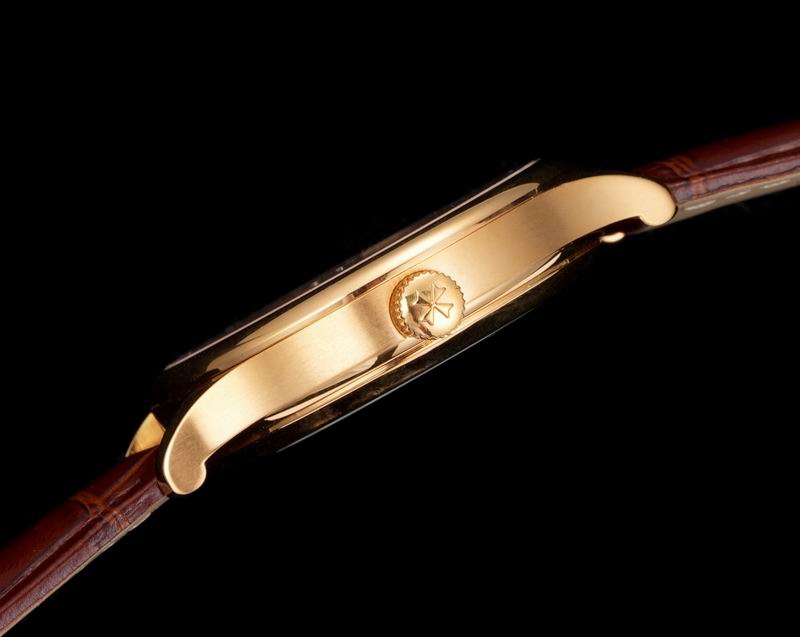Vacheron Constantin Chronomètre Royal Automatic Champagne Dial Brown Leather Watch 40mm