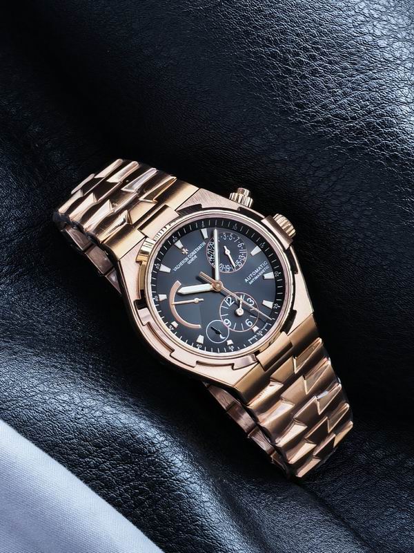 Vacheron Constantin Overseas Dual Time Black Dial Automatic Watch 42mm
