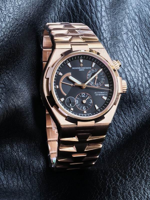 Vacheron Constantin Overseas Dual Time Black Dial Automatic Watch 42mm