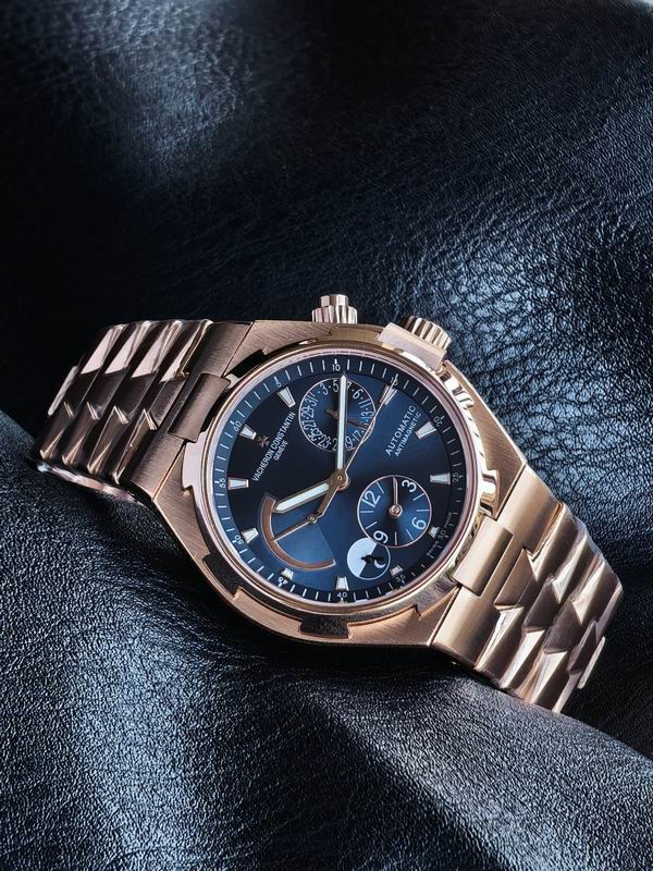 Vacheron Constantin Overseas Dual Time Blue Dial Automatic Watch 42mm