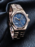 Vacheron Constantin Overseas Dual Time Blue Dial Automatic Watch 42mm