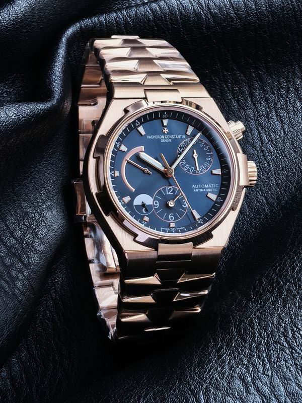 Vacheron Constantin Overseas Dual Time Blue Dial Automatic Watch 42mm