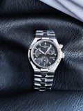 Vacheron Constantin Overseas Dual Time Stainless Steel Black Dial Automatic Watch 42mm