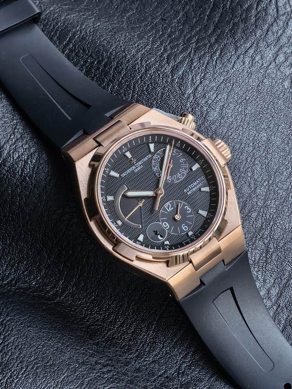 Vacheron Constantin Overseas Dual Time Black Dial Automatic Watch 42mm