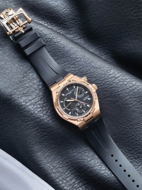 Vacheron Constantin Overseas Dual Time Black Dial Automatic Watch 42mm