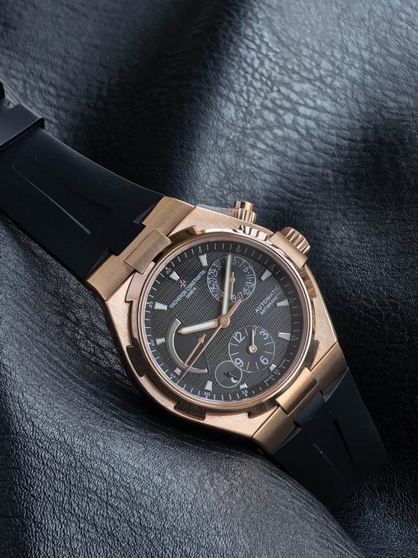 Vacheron Constantin Overseas Dual Time Black Dial Automatic Watch 42mm