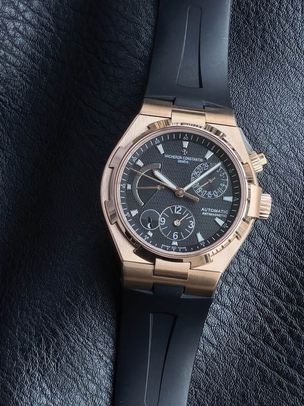 Vacheron Constantin Overseas Dual Time Black Dial Automatic Watch 42mm