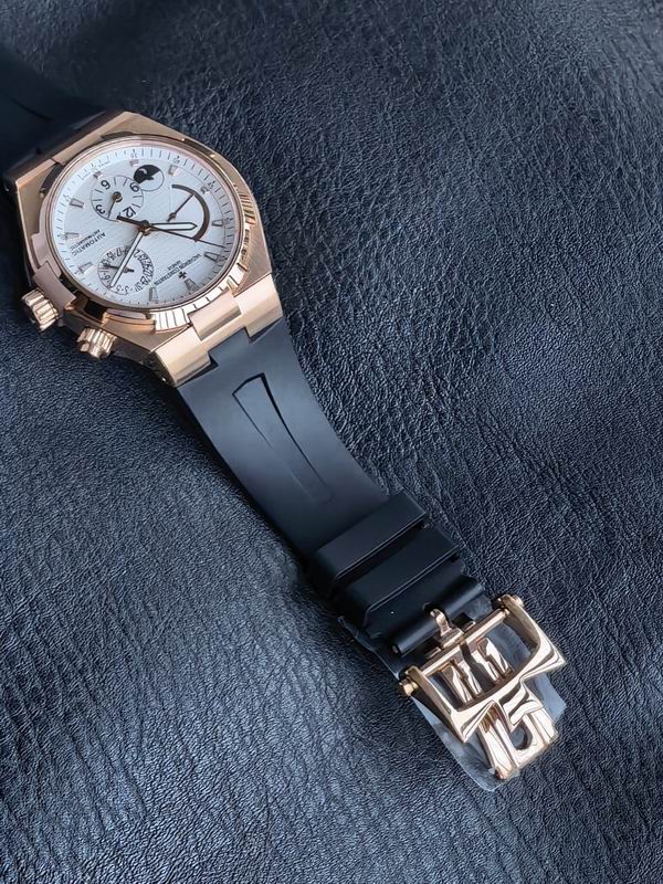 Vacheron Constantin Overseas Dual Time White Dial Automatic Watch 42mm