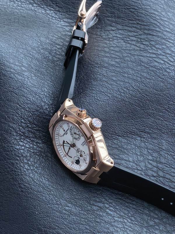 Vacheron Constantin Overseas Dual Time White Dial Automatic Watch 42mm