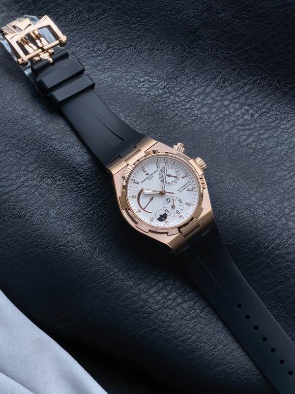 Vacheron Constantin Overseas Dual Time White Dial Automatic Watch 42mm
