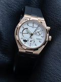 Vacheron Constantin Overseas Dual Time White Dial Automatic Watch 42mm
