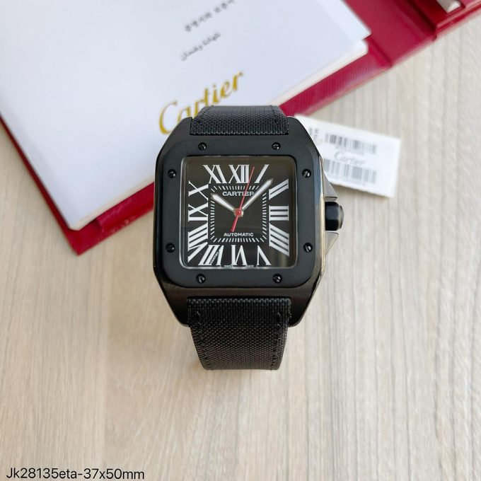 Cartier Santos de Cartier Black 37 mm