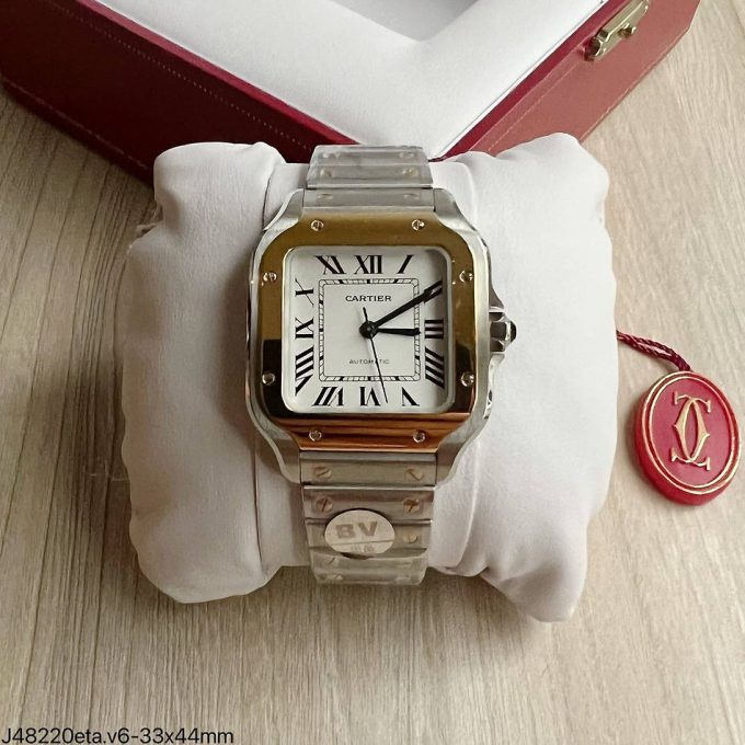 Cartier Santos de Cartier White 33 mm