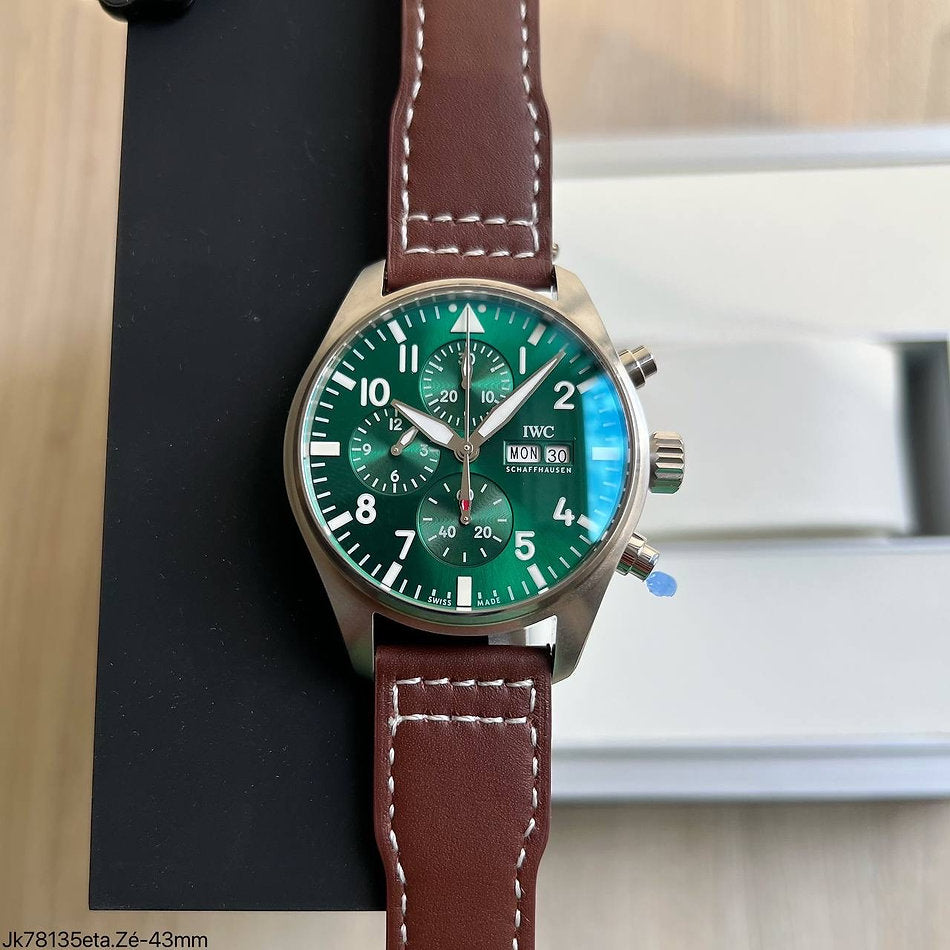 IWC Pilot’s Watch Chronograph Green 43 mm