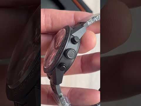 TAG Heuer Carrera Calibre Heuer 01 Black Skeleton Stainless Steel 43 mm