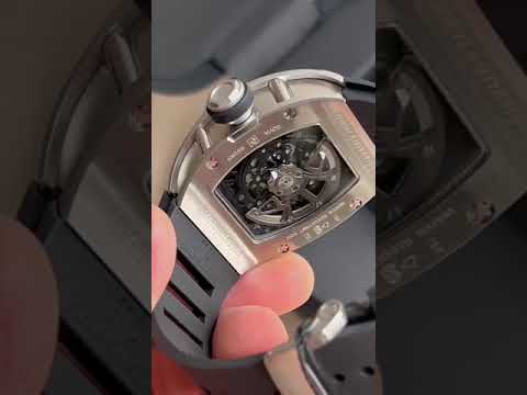 Richard Mille RM 010 Automatic Winding Rose Gold Black Skeleton 48 mm