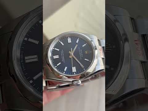 Rolex Oyster Perpetual Blue Stainless Steel 36 mm