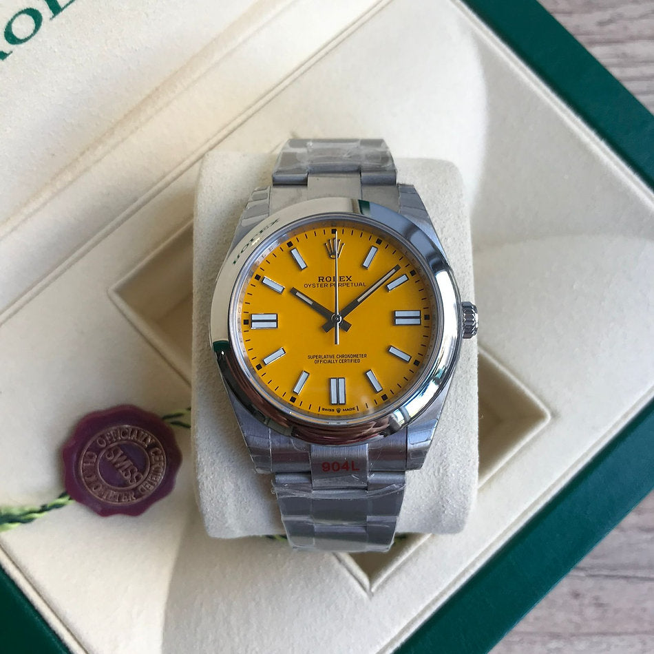 Rolex Oyster Perpetual Yellow Stainless Steel 41 mm