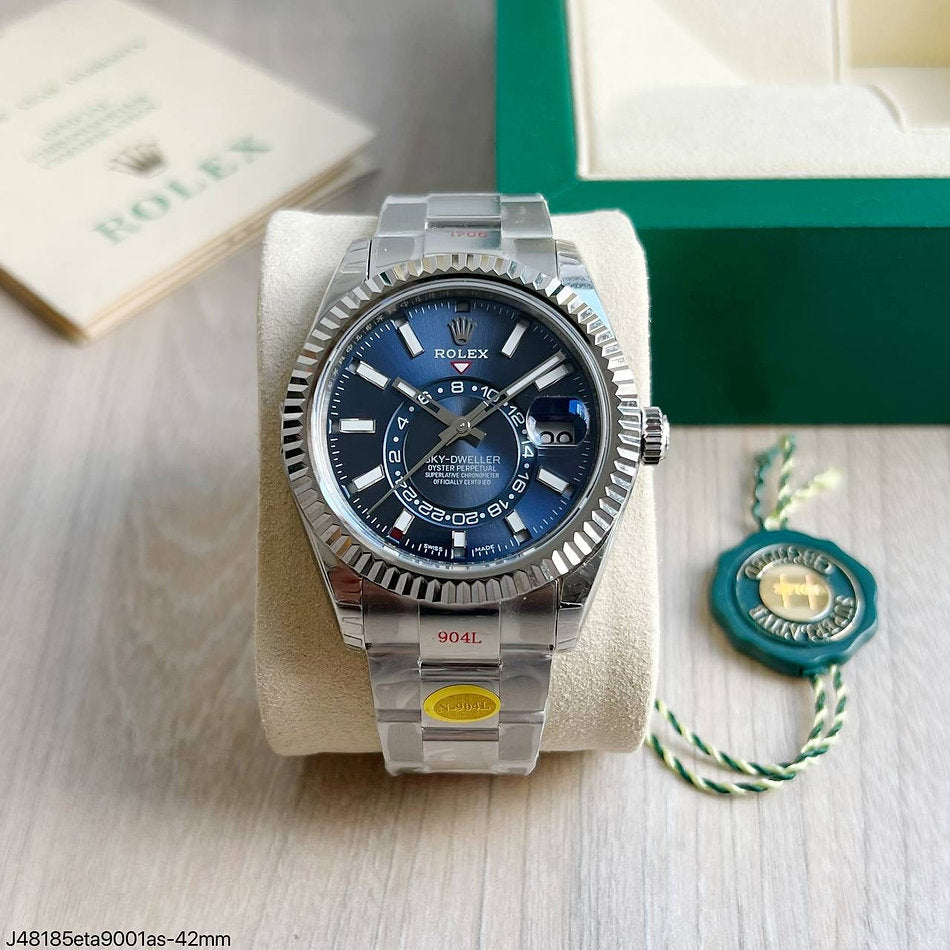Rolex Sky-Dweller Blue Stainless Steel 42 mm
