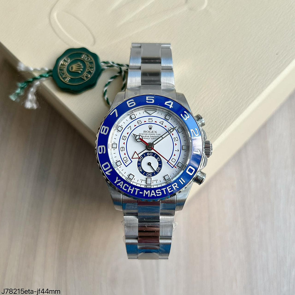 Rolex Yacht-Master II White Blue Stainless Steel 44 mm