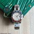 Rolex GMT-Master II Pepsi White Dial Stainless Steel 40 mm
