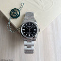 Rolex Oyster Perpetual Black Stainless Steel 36 mm