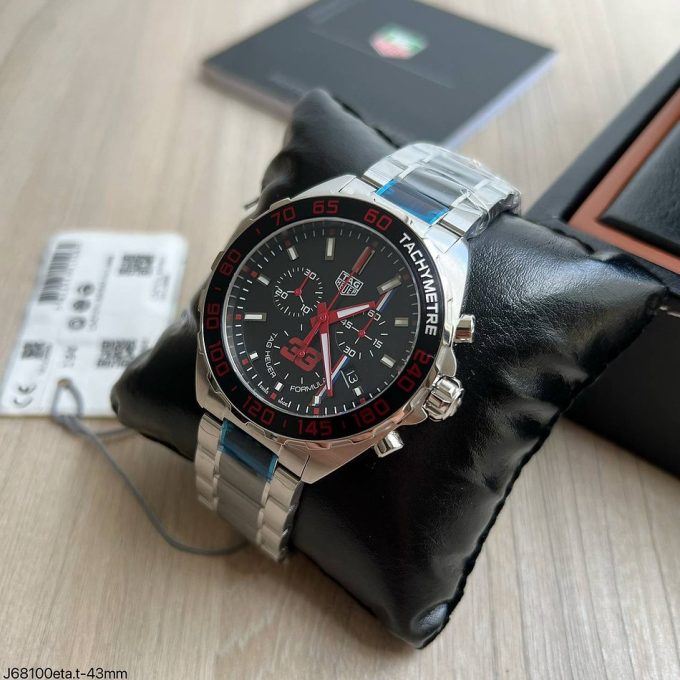 TAG Heuer Formula 1 Chronograph Black Stainless Steel 43 mm