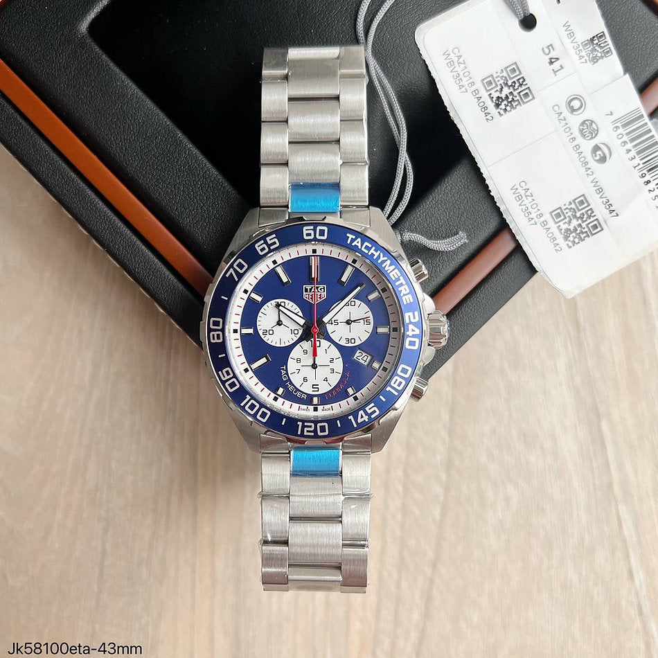 TAG Heuer Formula 1 Chronograph Blue Stainless Steel 43 mm
