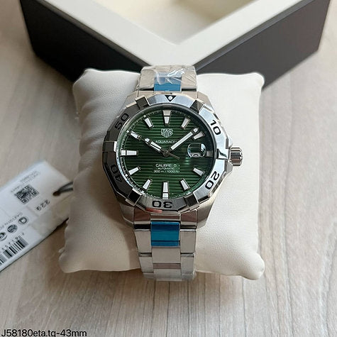 TAG Heuer Aquaracer Calibre 5 Green Stainless Steel 43 mm